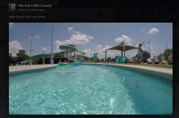 JAck Carter pool lazy river