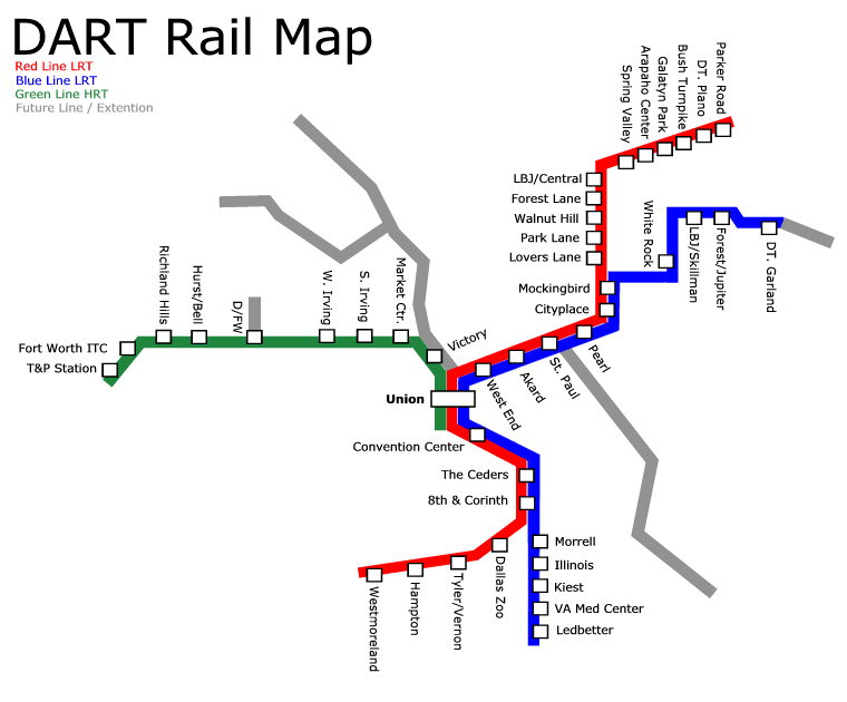 dart blue line