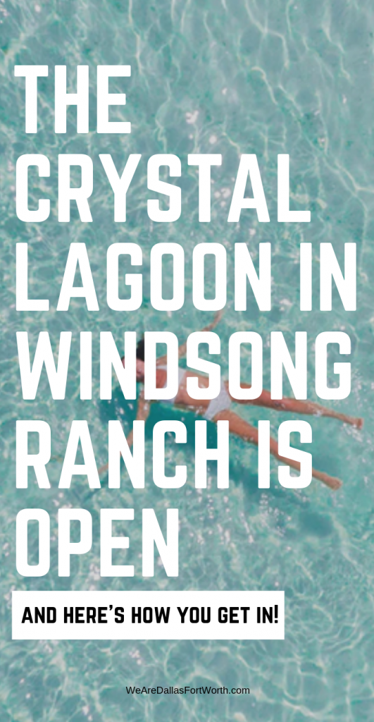 The Crystal Lagoon in Windsong Ranch is Open. Everyone wants to take a swim across this GIANT pool - here's how you get in!