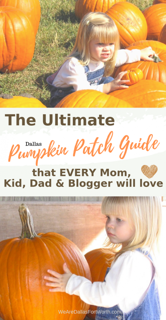 The Ultimate 2019 Dallas Pumpkin Patch Guide (that EVERY Mom, Kid, Dad & Blogger will love)